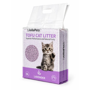 Lavender tofu litter 4×6L + Owl | JuliaPets