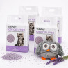 Juliapets tofu cat litter Lavender 4 x 6L + Free Owl Plush Toy!
