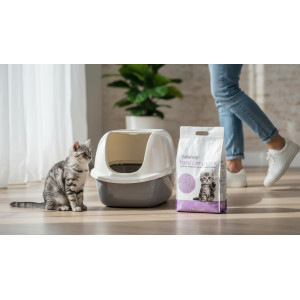 Lavender tofu cat litter 6L | JuliaPets