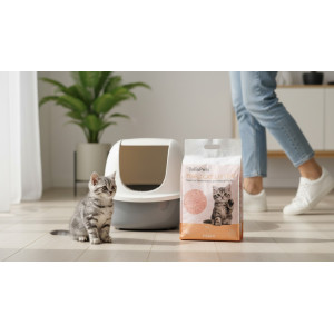Żwirek tofu Brzoskwinia 6L dla kota | JuliaPets