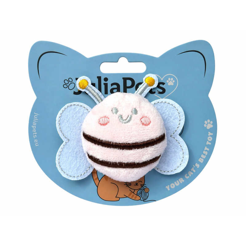 Bee plush cat toy | JuliaPets