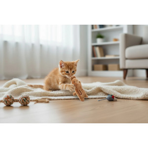 Pluche Bever voor katten | JuliaPets